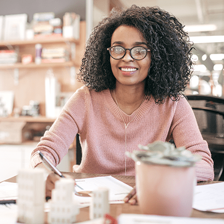 Features & Benefits woman smiling