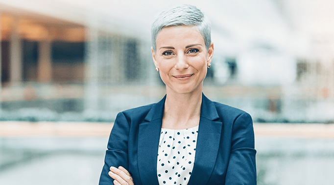 Business Lines of Credit woman smiling